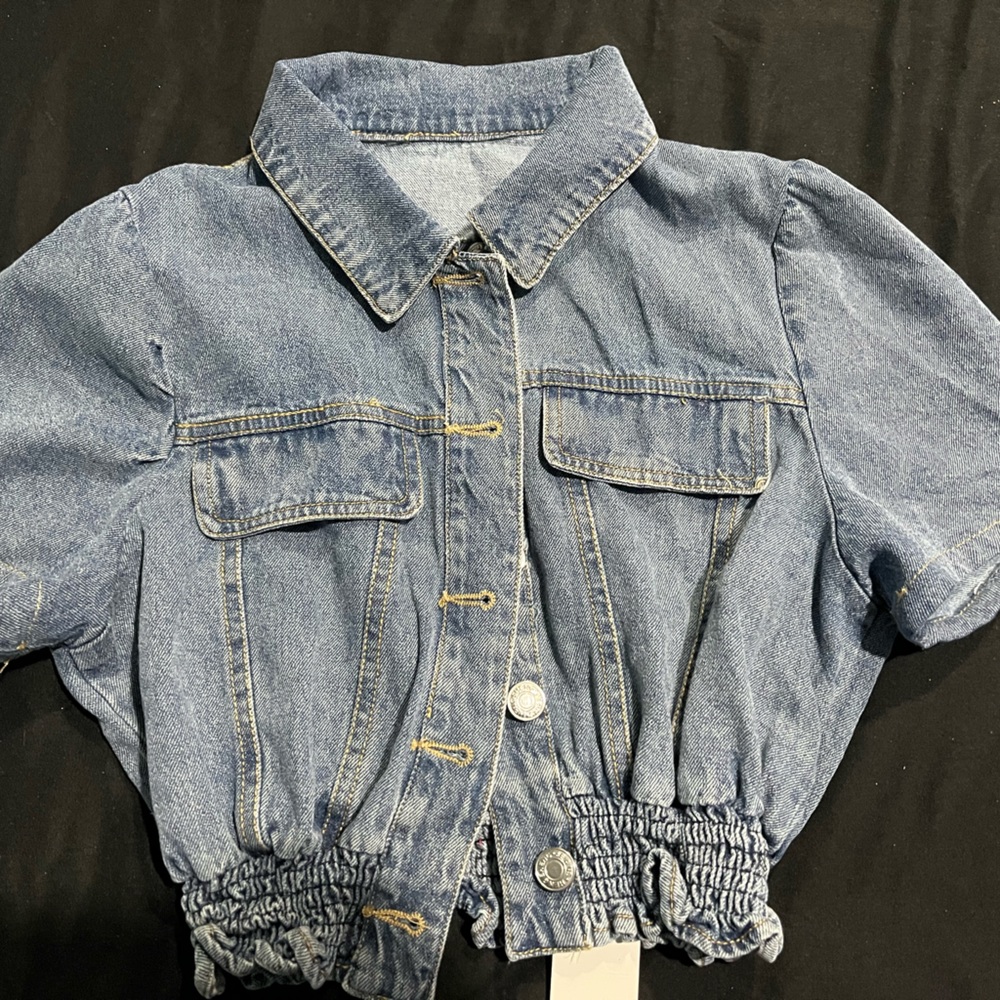 Brand new denim top